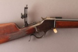 antique WINCHESTER MODEL 1885, .225 WCF CAL LEVER ACTION FALLING BLOCK RIFLE