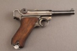 handgun MAUSER MODEL P-08, 9MM SEMI-AUTO PISTOL