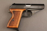 handgun MAUSER MODEL HSC, 380CAL/9 KURZ SEMI-AUTO PISTOL