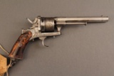 antique BELGIUM DA38, .38 S&W CAL REVOLVER