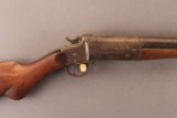 antique AMERICAN SIDE SNAP, 12GA SINGLE SHOT SHOTGUN