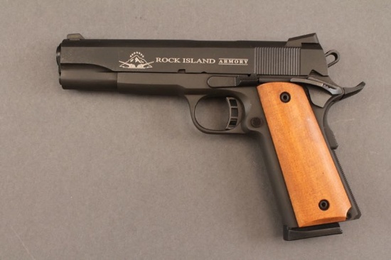 handgun ROCK ISLAND ARMORY MODEL 1911 A-1, 45 ACP SEMI-AUTO PISTOL