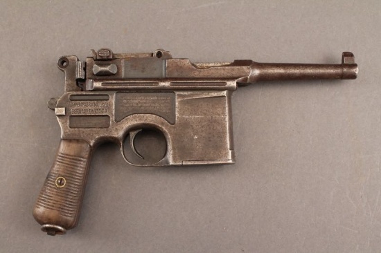 handgun MAUSER MODEL 1896, 7.63CAL, SEMI-AUTO PISTOL