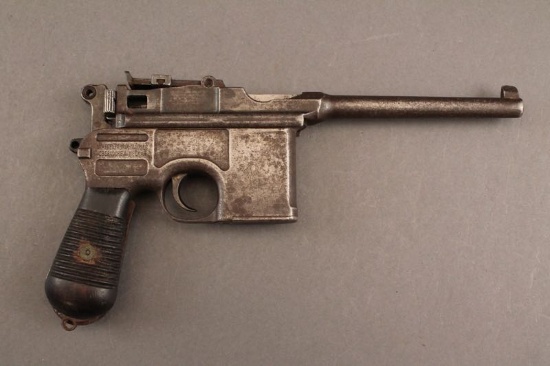 handgun MAUSER 1896 BROOMHANDLE, 7.63CAL, SEMI-AUTO PISTOL