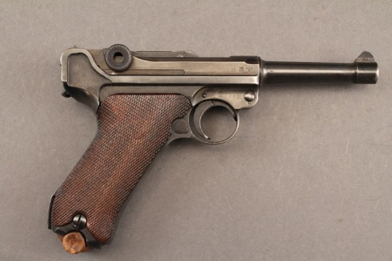 handgun MAUSER MODEL P08 LUGER, 9MM SEMI-AUTO PISTOL