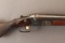 antique THREE BARREL GUN CO. DRILLING MODEL, SXS 12GA OVER UNKNOWN 30CAL CARTRIDGE, 3 BARRELS