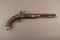 antique RIGBY FLINTLOCK, 58CAL, SINGLE SHOT PISTOL