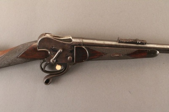 antique WESLEY RICHARD'S MARTINI HENRY CARBINE, 5.77X450CAL SINGLE SHOT RIFLE