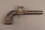 antique UKM BOOT MODEL, 40CAL, SINGLE SHOT PERCUSSION PISTOL