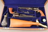 black powder 2 COLT SECOND GENERATION 1860 ARMY MODEL, 44CAL, BLACK POWDER REVOLVERS