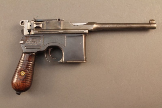 handgun MAUSER MODEL 1896, 7.63CAL SEMI-AUTO PISTOL, S#307