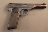 handgun FN 1922, 7.65-32CAL SEMI-AUTO PISTOL, S#281326
