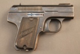 handgun BAYARD MODEL 1908 POCKET, .32CAL SEMI-AUTO PISTOL, S#123633