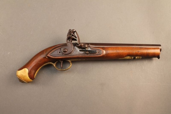 blackpowder BRITISH TOWER PISTOL REPRODUCTION, 67CAL FLINTLOCK PISTOL, S#1104