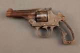 handgun IVER JOHNSON DA22, 22CAL DA REVOLVER, S#E355