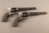 handgun (2) COLT SAA .38CAL REVOLVERS, S#7062SA & S#7063SA