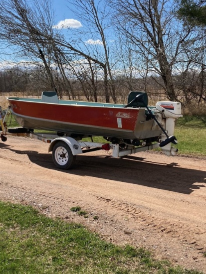 Lund 14ft boat & spartan trailer package