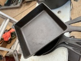 griswold cast iron square skillet