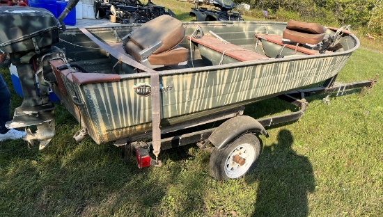 1968 mirro craft 12 ft camo