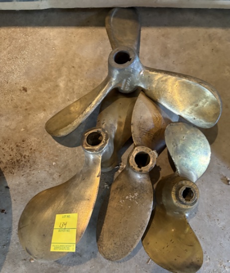 brass boat props