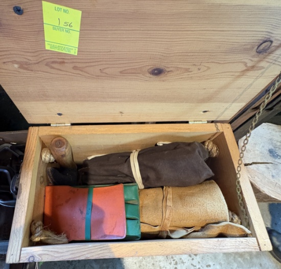 wood chisels - in box