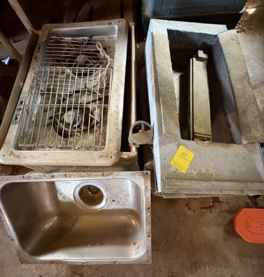gas stove - sink for boat