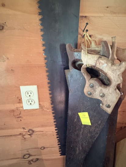 old wood hand saws  assrotnment