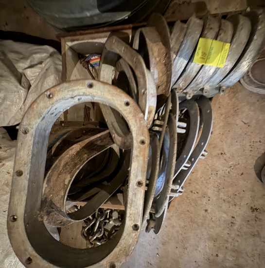 galvanized collars - boat