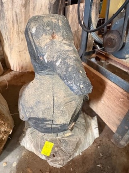 carved pelican