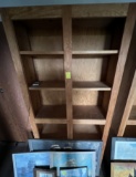 wood shelves