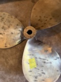 brass boat prop