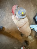 carved  man on floor