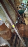 stained - painted boat  wood items