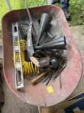 wheel barrow and misc