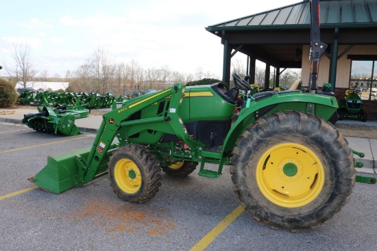 John Deere 4052M Tractor with 400E Loader, 3rd Function, Hydrostatic Transmission