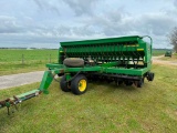 John Deere 1590 Grain Drill  15ft No-Till Seeder with Large and Small Seed Boxes