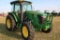 2014 John Deere 5100M, 100HP, 2 Rear Remotes, Loader Ready, Radio, 32/16 Transmission
