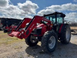 2021 Massey Ferguson 6713 Tractor w/ FL3723 Loader  125HP, Only 1,193 Hours