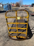 Heavy-Duty 4-Wheel Rolling Warehouse Cart  74in x 32in