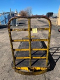Heavy-Duty 4-Wheel Rolling Warehouse Cart  74in x 32in