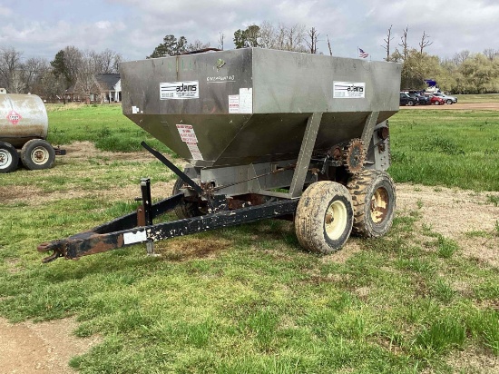 Adams 5-Ton Ground-Driven Fertilizer Spreader  Reliable & Field-Ready