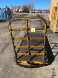 Heavy-Duty 4-Wheel Rolling Warehouse Cart  74in x 32in