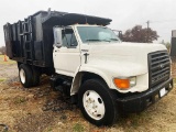 1998 Ford F700 Dump Truck w/ 7.0L Gas Engine