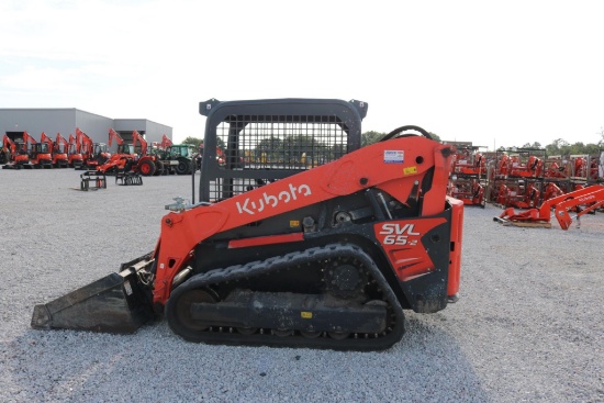 2021 Kubota SVL65-2 Open Station Rubber Block Tread Skid Steer
