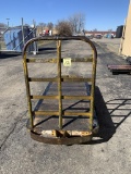 Heavy-Duty 4-Wheel Rolling Warehouse Cart  74in x 32in