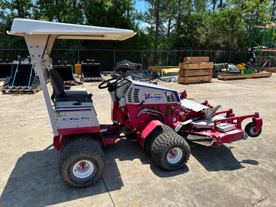Ventrac 4500Z AWD Articulating Mower  84inch Deck, Duals, Rear Weights, Canopy, 1749 Hours