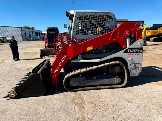 2021 Takeuchi TL10V2-2 Track Loader with 76in Tooth Bucket