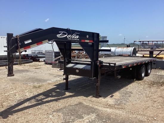 2020 Delta Mfg 20' Flat Bed Trailer