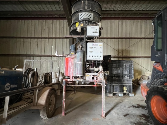 USC 800 Seed Treater with Guardrails and Screen