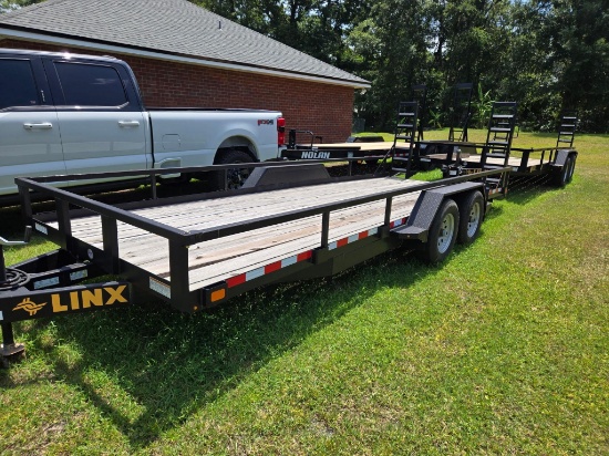 2023 LINX 18' Car Hauler side rails removable Trailer